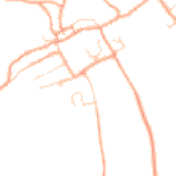 Daytime road noise heatmap for SG7 5RA