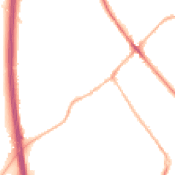 Night-time road noise heatmap for SG7 6AT