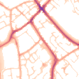 Daytime road noise heatmap for SG7 6FE