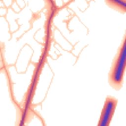 Daytime road noise heatmap for SG7 6FH