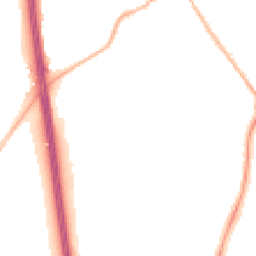 Night-time road noise heatmap for SG7 6HR