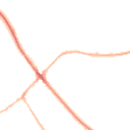 Night-time road noise heatmap for SG7 6NU