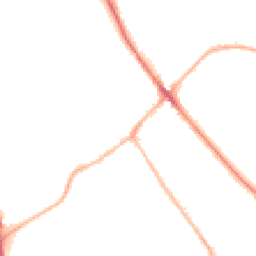 Night-time road noise heatmap for SG7 6QA