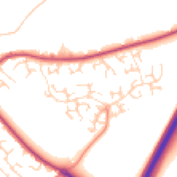 Daytime road noise heatmap for SG7 6QT