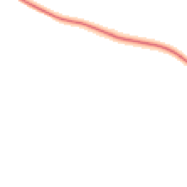 Night-time road noise heatmap for SG7 6RG