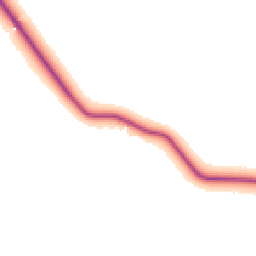 Daytime road noise heatmap for SG7 6RN