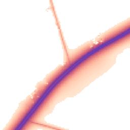 Daytime road noise heatmap for SG7 6SA