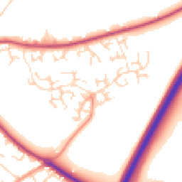 Daytime road noise heatmap for SG7 6WA