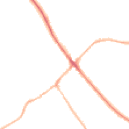 Night-time road noise heatmap for SG7 6YH