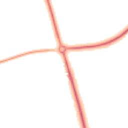 Night-time road noise heatmap for SG8 0AD