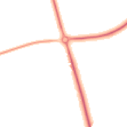 Night-time road noise heatmap for SG8 0BF