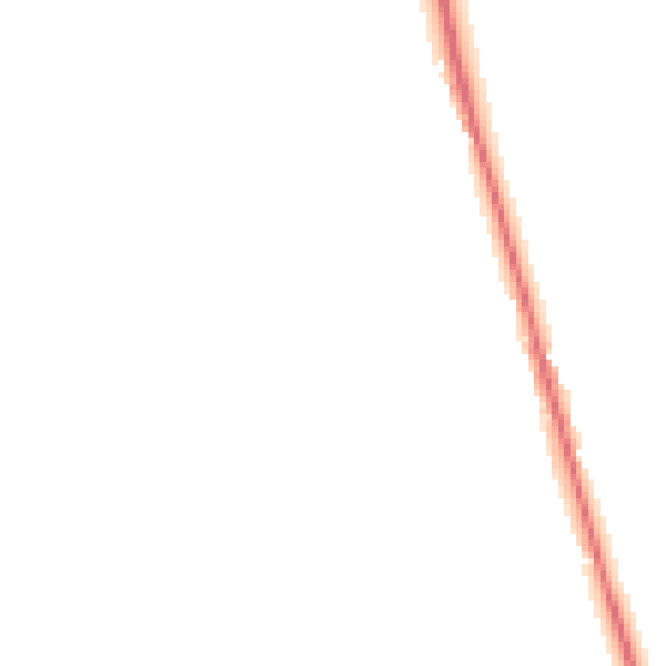Night-time road noise heatmap for SG8 0BG