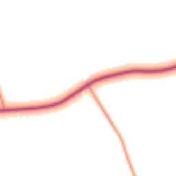 Daytime road noise heatmap for SG8 0HB
