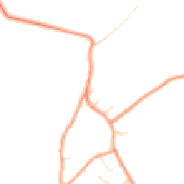 Daytime road noise heatmap for SG8 0JA