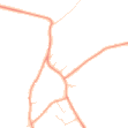 Daytime road noise heatmap for SG8 0JJ