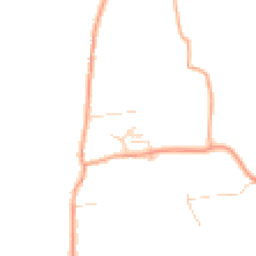 Daytime road noise heatmap for SG8 0NF