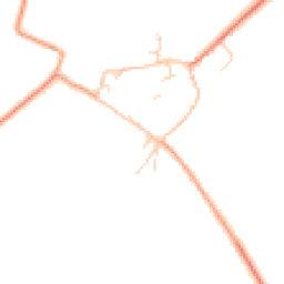 Daytime road noise heatmap for SG8 0RA