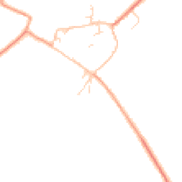 Daytime road noise heatmap for SG8 0RB