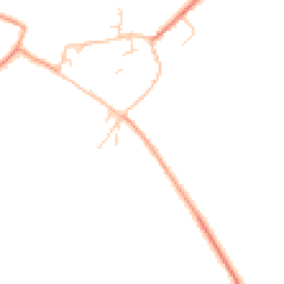 Daytime road noise heatmap for SG8 0RG