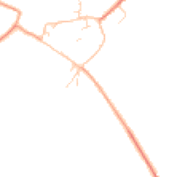 Daytime road noise heatmap for SG8 0RQ