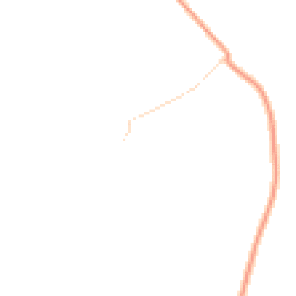 Daytime road noise heatmap for SG8 0SA