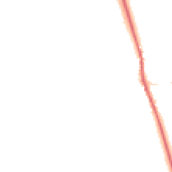 Night-time road noise heatmap for SG8 5GZ