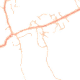 Daytime road noise heatmap for SG8 5HR
