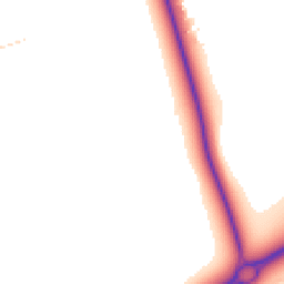 Daytime road noise heatmap for SG8 5JT
