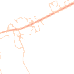 Daytime road noise heatmap for SG8 5JW
