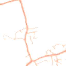 Daytime road noise heatmap for SG8 5PS