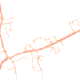 Daytime road noise heatmap for SG8 5UJ
