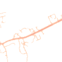 Daytime road noise heatmap for SG8 5UL