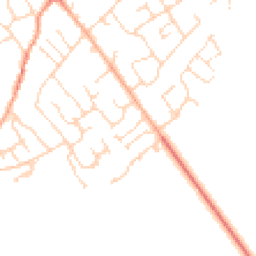 Daytime road noise heatmap for SG8 6BZ