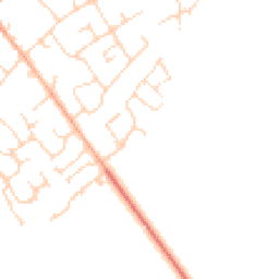 Daytime road noise heatmap for SG8 6FZ