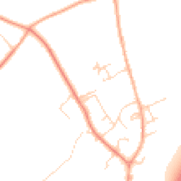 Daytime road noise heatmap for SG8 6GG