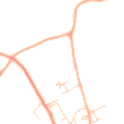 Daytime road noise heatmap for SG8 6GN