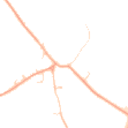 Daytime road noise heatmap for SG8 6QG