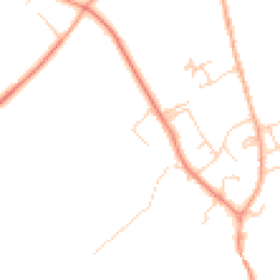 Daytime road noise heatmap for SG8 6RH