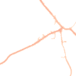 Daytime road noise heatmap for SG8 6XA