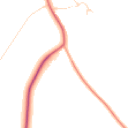Daytime road noise heatmap for SG8 7FQ
