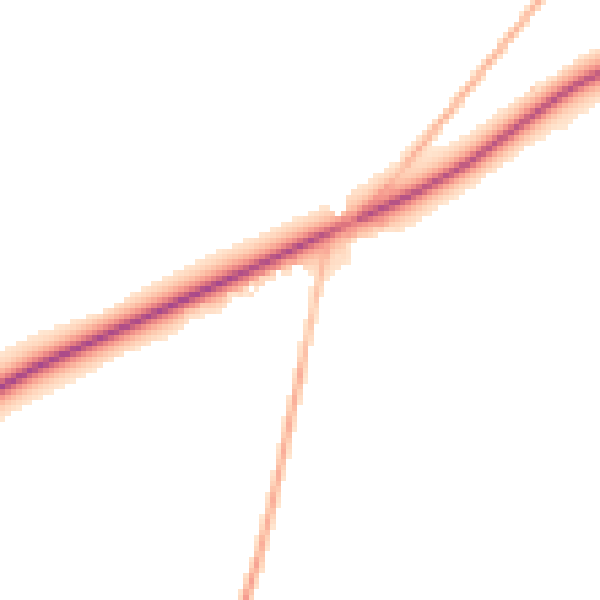 Night-time road noise heatmap for SG8 7PU