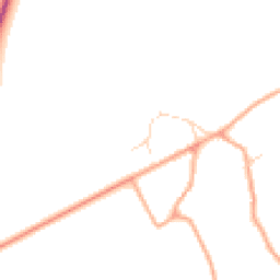 Daytime road noise heatmap for SG8 7RB