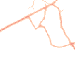 Daytime road noise heatmap for SG8 7RN