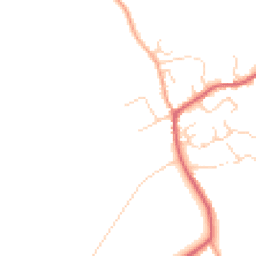 Daytime road noise heatmap for SG8 7SL