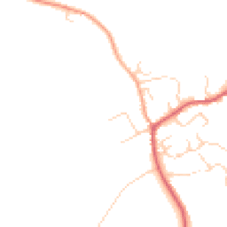 Daytime road noise heatmap for SG8 7SN