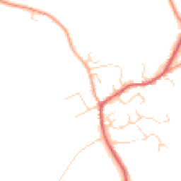 Daytime road noise heatmap for SG8 7TB