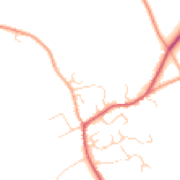 Daytime road noise heatmap for SG8 7TJ