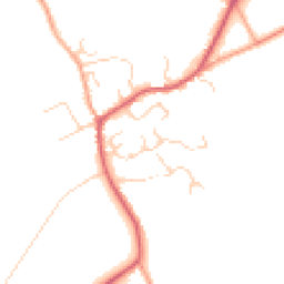 Daytime road noise heatmap for SG8 7TR