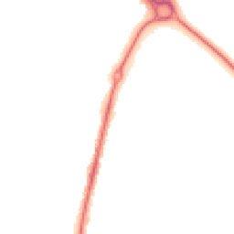 Night-time road noise heatmap for SG8 7XA