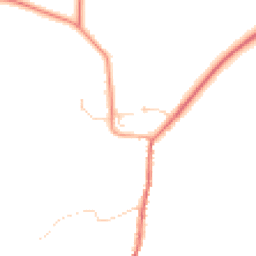 Daytime road noise heatmap for SG8 8BT